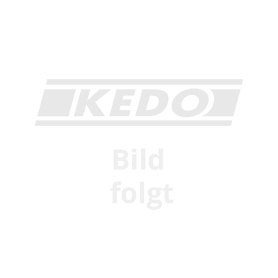 KEDO Edelstahl-Krallenfußrasten, Komplett-Set Fahrer, 1 Paar, schwarz (Lieferung ohne Fußrastenträger)