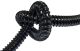 PVC-Spiralschlauch, 1 Meter, schwarz, mit eingearbeiteter Knickschutzwendel, Innendurchmesser ca.19mm (z.B. f. Motorentlüftung)
