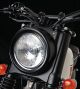 JvB-moto Lampenabdeckung 'D-Track' inkl. H4-Einsatz + Befestigungsmaterial (GFK unlackiert)