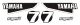 Dekor-Set JvB-moto 'Super7' schwarz, rechts & links komplett. Länge der Logos: groß 205mm, klein 80mm, Durchmesser '7':80mm