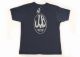 JvB-moto Stamp-T-Shirt, denim, Größe XL, Vintage-Schablonen-Siebdruck 100% Baumwolle (fair-wear zertifiziert)