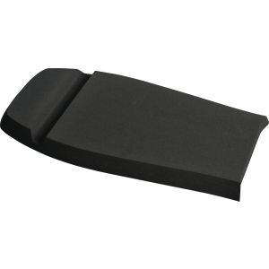 Sitzbank-Polster, Zellgummi ohne Bezug, schwarz, passend gefräst für Sitzbank- Höcker Art. JVB0054, selbstklebende Unterseite