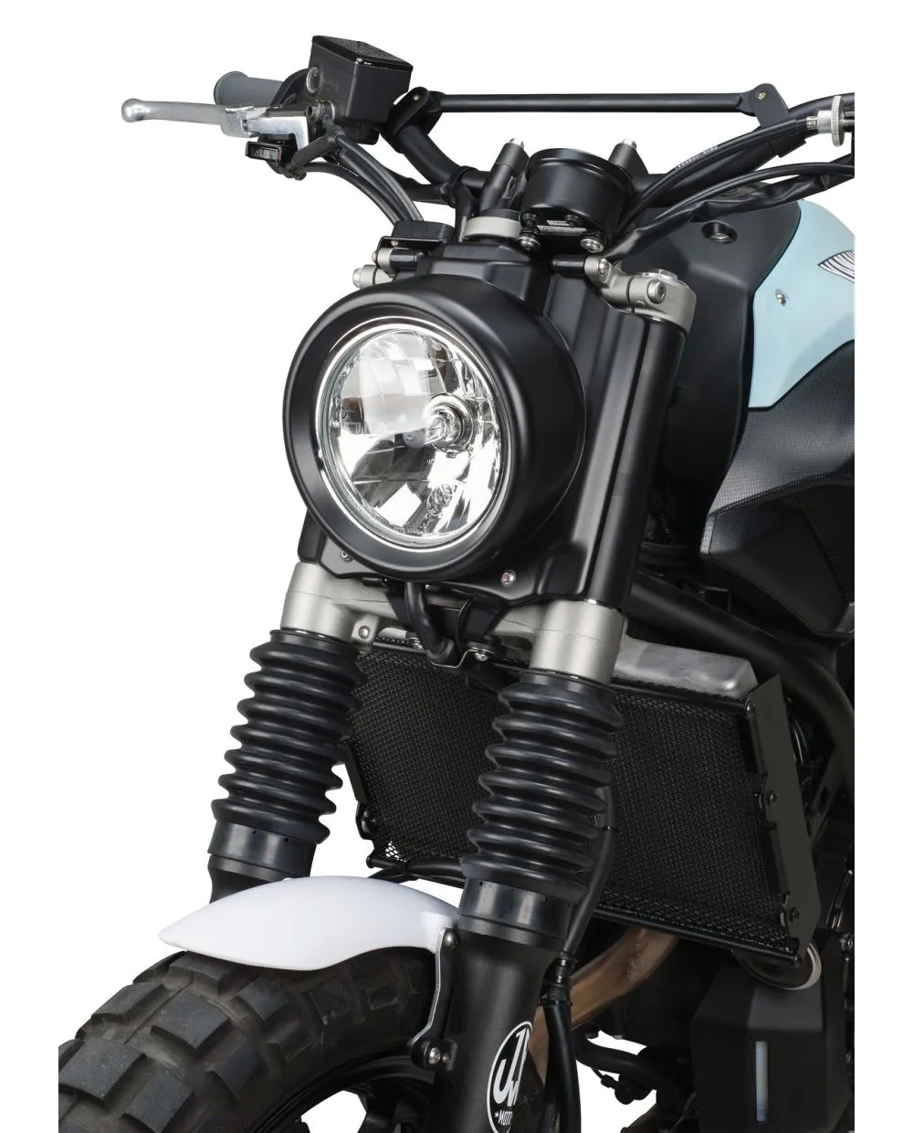 JvB-moto Front Fork Gaiters 'Super7', black, 1 pair, diameter