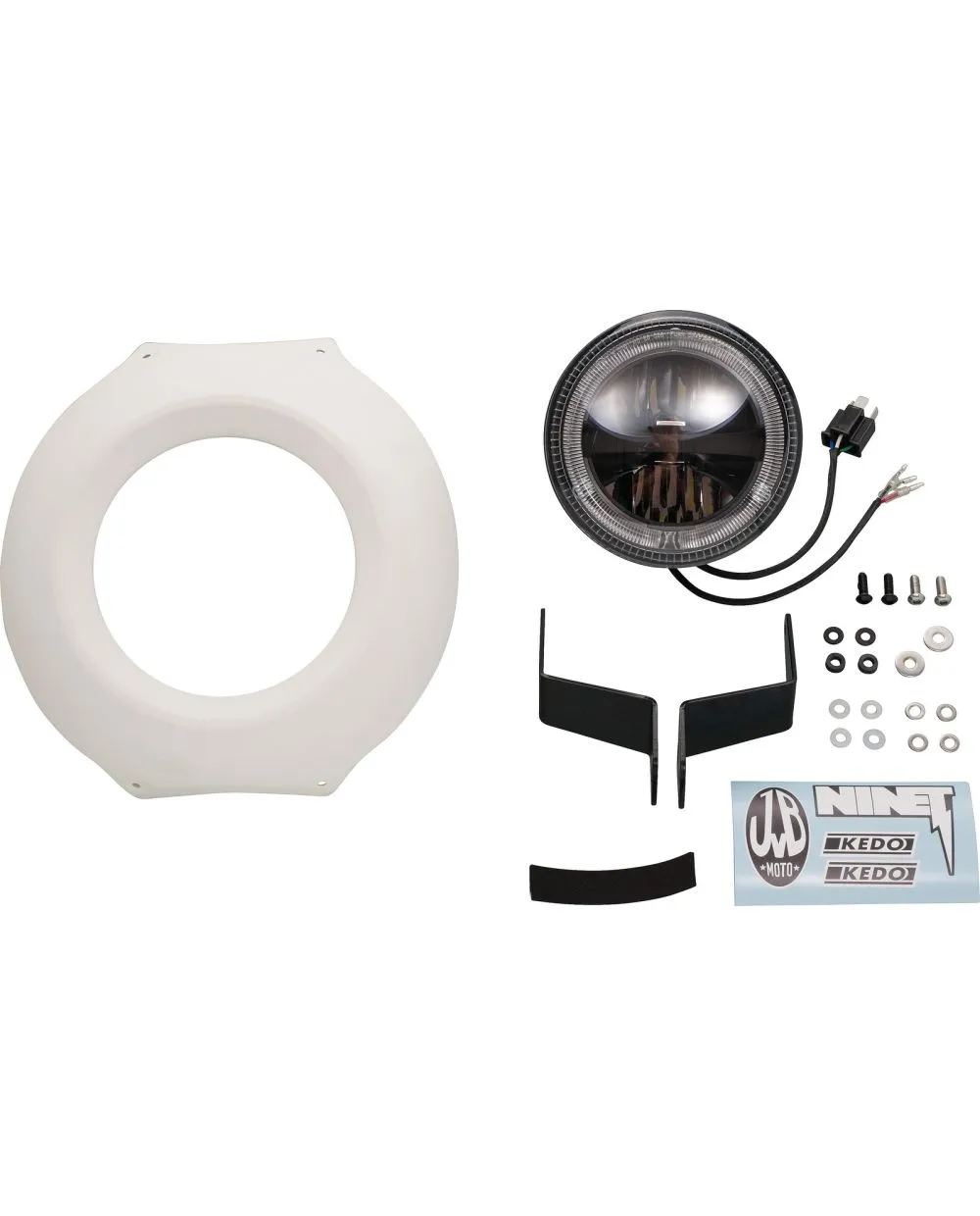 激安単価で JVB-moto LED Headlight Conversion Kit, incl. E-approved パーツ
